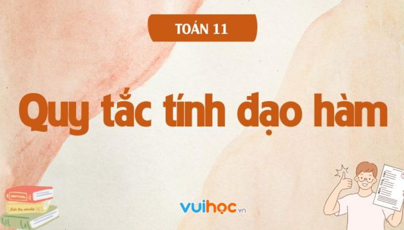 Minh họa các bước chứng minh đạo hàm của tan x bằng quy tắc đạo hàm của thương u/v
