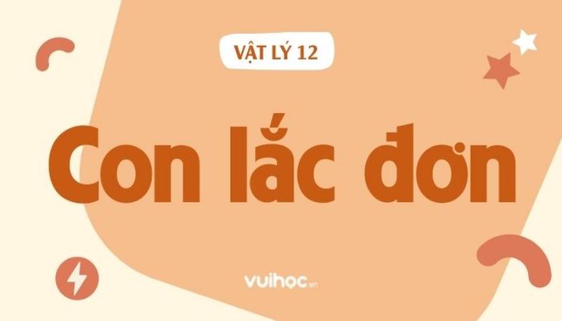 Minh họa chuyển động dao động điều hòa của con lắc đơn theo thời gian và vị trí