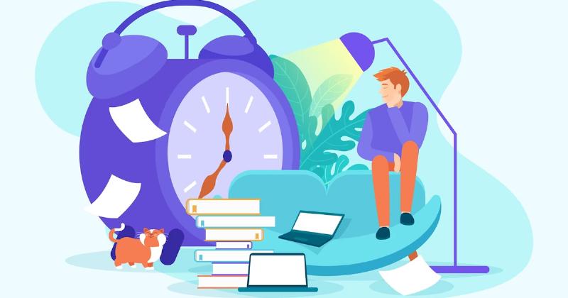 Một người học online đang tập trung cao độ trong không gian học tập của mình, minh họa sự kỷ luật và khả năng vượt qua xao nhãng
