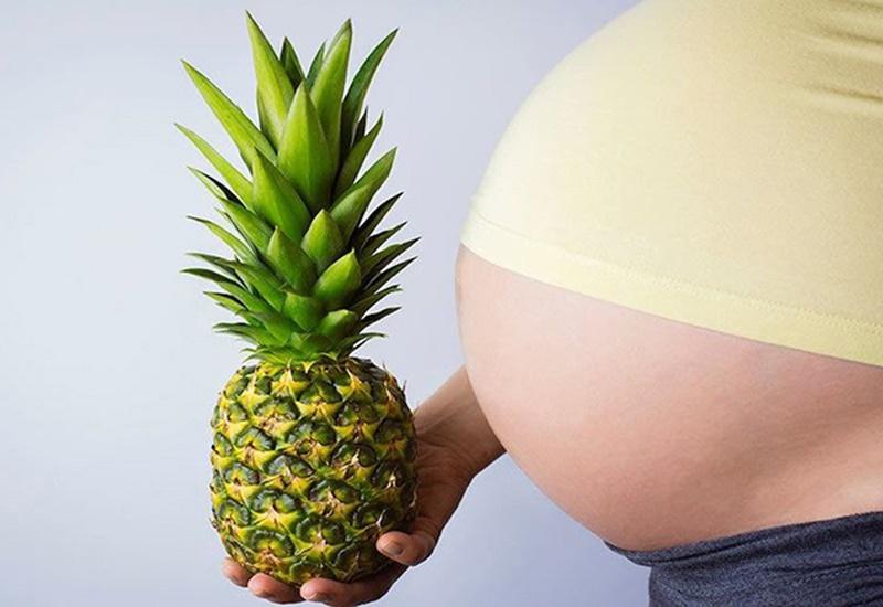 Bà bầu ăn dứa vừa phải