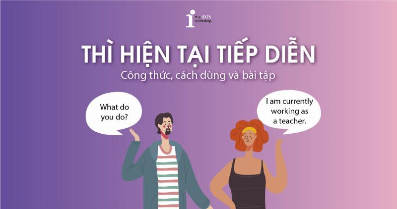 Hình ảnh minh họa: Bài tập về thì hiện tại tiếp diễn