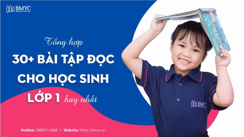 Bé học bài đọc lớp 1