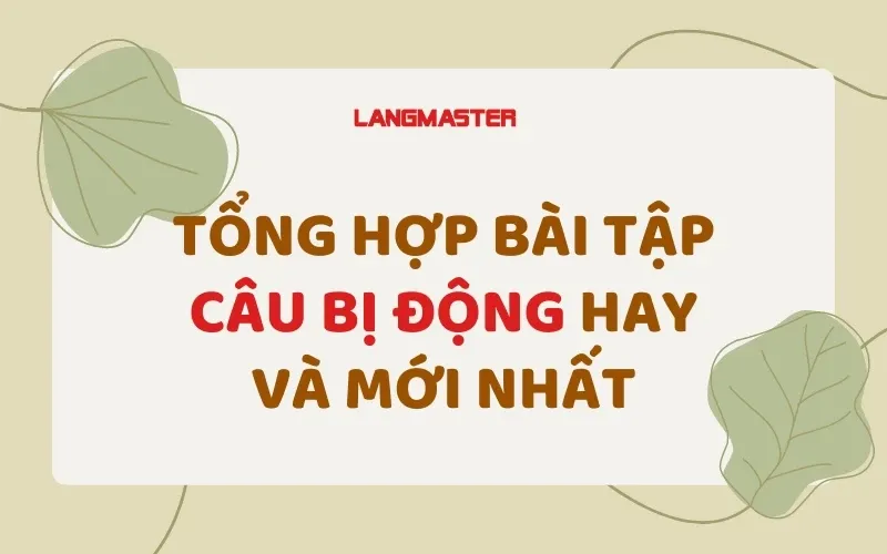 Luyện tập bị động