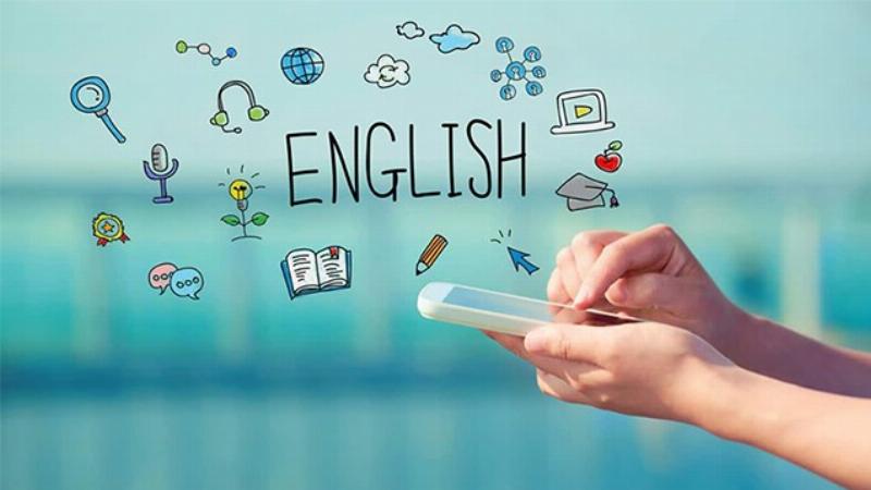 Hình ảnh minh họa người đang luyện tập phát âm tiếng Anh bằng cách nghe và lặp lại, có thể sử dụng tai nghe hoặc ứng dụng học tập