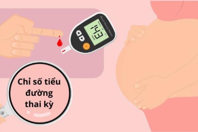 Mẹ bầu xét nghiệm đường huyết để kiểm tra chỉ số tiểu đường thai kỳ bình thường trong thai kỳ