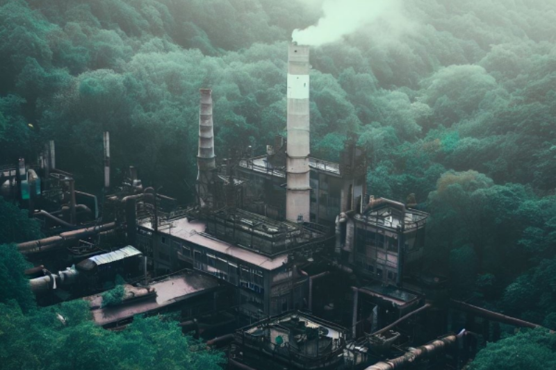 Mô hình minh họa thị trường carbon tự nguyện với người bán dự án và người mua bù trừ