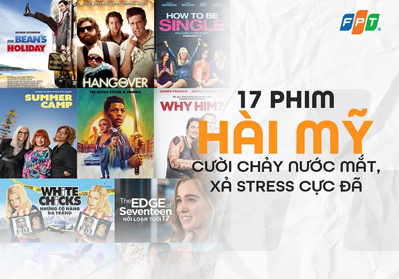 Thể loại phim hài mang lại những tiếng cười sảng khoái qua các tình huống oái oăm.