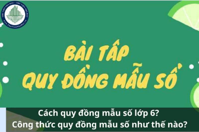 Hình ảnh minh họa cách quy đồng mẫu số lớp 4 sử dụng bội chung nhỏ nhất (BCNN) làm mẫu số chung, bao gồm các bước tìm BCNN và biến đổi phân số.