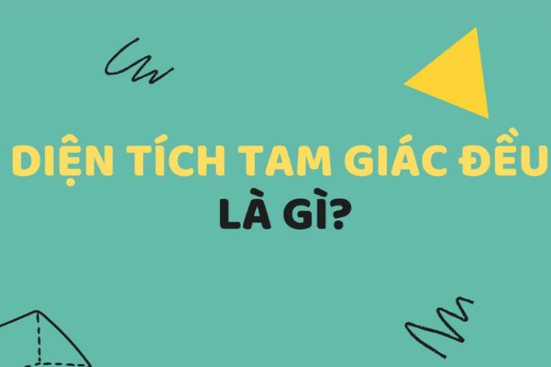 Hình ảnh minh họa tam giác đều với ba cạnh và ba góc bằng nhau 60 độ
