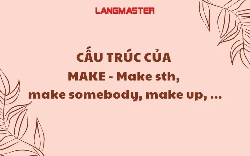 Hình minh họa các tình huống sử dụng động từ gây khiến let, make, have với V1 (ví dụ: mẹ cho con đi chơi, giáo viên giao bài tập, nhờ thợ sửa xe)