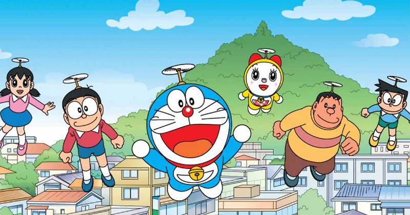 Ve doraemon voi nhung dang ve va bieu cam sang tao khac nhau